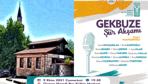 Gekbuze şiir akşamları başlıyor