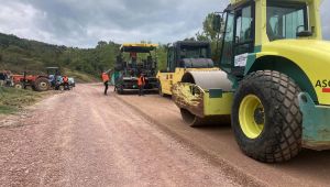 Gökçeören - Çeribaşı Topallar köy yoluna konfor geliyor