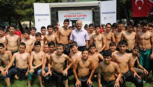 Hünkar Çayırı’nda başpehlivanlar geçidi