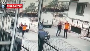 Kargo dağıtıcısı aracının başında şoka uğradı