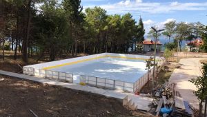 Kocaeli’nin ilk sentetik buz pisti Karamürsel’de