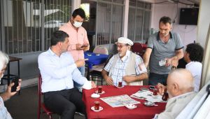 Kocaman, Kartepe esnafıyla bir araya geldi