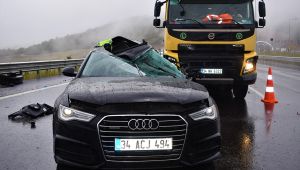Kuzey Marmara Otoyolu’nda feci kaza: 1 ölü
