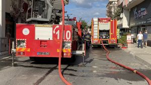 Tarihi Karaköy fırınında yangın paniği!