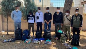 TEM Otoyolu'nda 7 düzensiz göçmen yakalandı