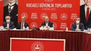  Bakan Soylu Kocaeli'de güvenlik toplantısına katıldı