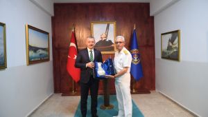 Başkan Büyükakın, Tümamiral Gedik’i ziyaret etti