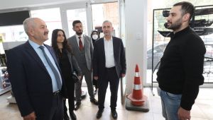 Başkanlardan H. Halil’de esnaf turu