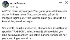 Belediye çalışanı Trabzonlulara hakaret etti!