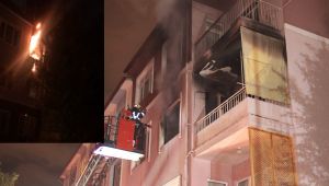 Çakmak gazı patladı, ev yandı: 2 yaralı