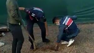 Gebze’de yağmur suyuna kimyasal atarken yakaladı