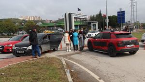 İki otomobilin çarpıştı bir çocuk yaralandı