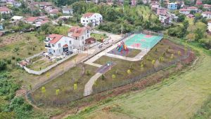 Kartepe Çepni Mahalle parkında sona doğru