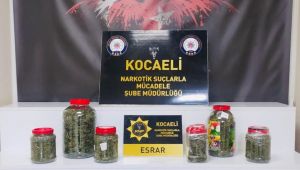 Kavanozlara turşu değil uyuşturucu doldurdular