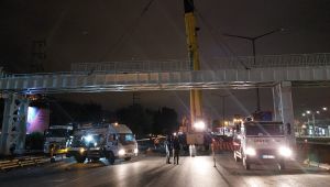 Kuruçeşme tramvay hattında gece mesaisi