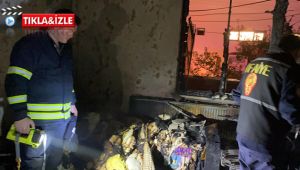 Yaşlı adam ısınmak isterken canından oluyordu