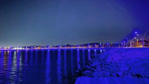 Balyanoz Sahil Parkı gece bir başka güzel olacak