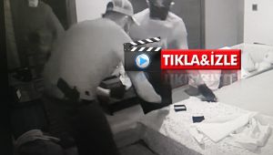 Bebek kamerasına yakalanan silahlı hırsızlık çetesine şok baskın