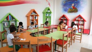 Çocuk kütüphanesi hizmet vermeye başladı
