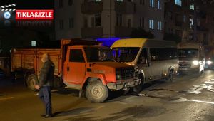 Darıca’da Servis minibüsü ile kamyonet çarpıştı: 7 yaralı