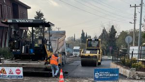Dilovası Demirciler Köyü’nde üstyapı çalışması