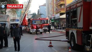 Kız öğrenci yurdunda yangın paniği