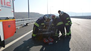 Kuzey Marmara Otoyolunda kaza: 3 yaralı