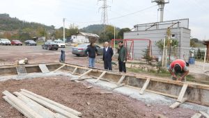 Spor Alanlarında Çalışmalar Sürüyor