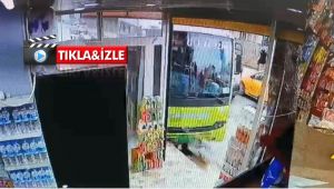 3 kişinin otobüs altında sıkıştığı kaza anı kamerada