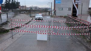 'Arsamdan yol geçti' diyerek işlek yolu trafiğe kapattı