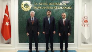 Başkan Büyükakın, Bakan Kurum ile görüştü