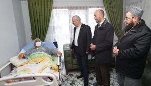 Büyükgöz’den işçilere moral ziyareti