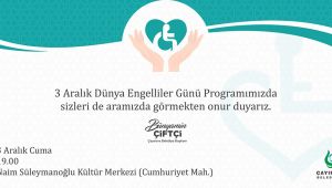 Çayırova’da Engelliler Günü programı
