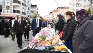 Çayırova’lı kadınlara el işi ürünleri satış noktası