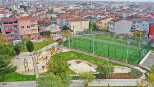 Cevher Dudayev Parkı tamamlandı