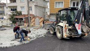Darıca'da güvenli ulaşım için asfalt ve parke seferberliği