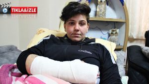 Darıca'da kadın kuryeyi acımasızca böyle darp ettiler