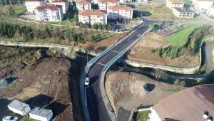 Gölcük’te yeni hastane yolu tamamlanıyor