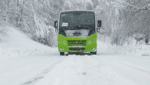 Kar, kış demeden ulaşıma aralıksız devam