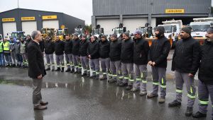 Karla mücadele ekipleri göreve hazır