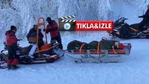Kayak yaparken düşen vatandaş kurtarıldı