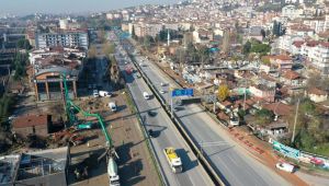 Kuruçeşme tramvay projesi betonarme imalatlarıyla sürüyor