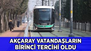 Akçaray vatandaşların birinci tercihi oldu