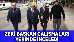 Başkan Aygün Çalışmaları Yerinde İnceledi