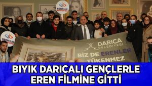 Başkan Bıyık gençlerle “İyi ki Varsın Eren” filmini izledi