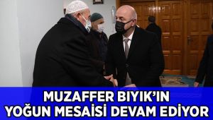 Başkan Bıyık’ın yoğun mesaisi devam ediyor