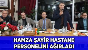 Başkan Şayir, hastane personelini ağırladı