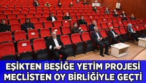 “Beşikten Eşiğe Yetim” projesi oybirliği ile kalıcı hale geldi