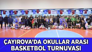 Çayırova’da okullar arası basketbol turnuvası