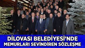 Dilovası Belediyesi memurlarını sevindiren sözleşme